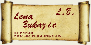 Lena Bukazić vizit kartica